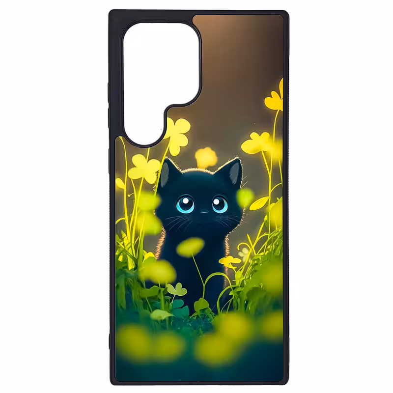 کاور طرح بچه گربه کد G-085 مناسب برای گوشی موبایل سامسونگ Galaxy S23 Ultra | دیجی قاب دونی