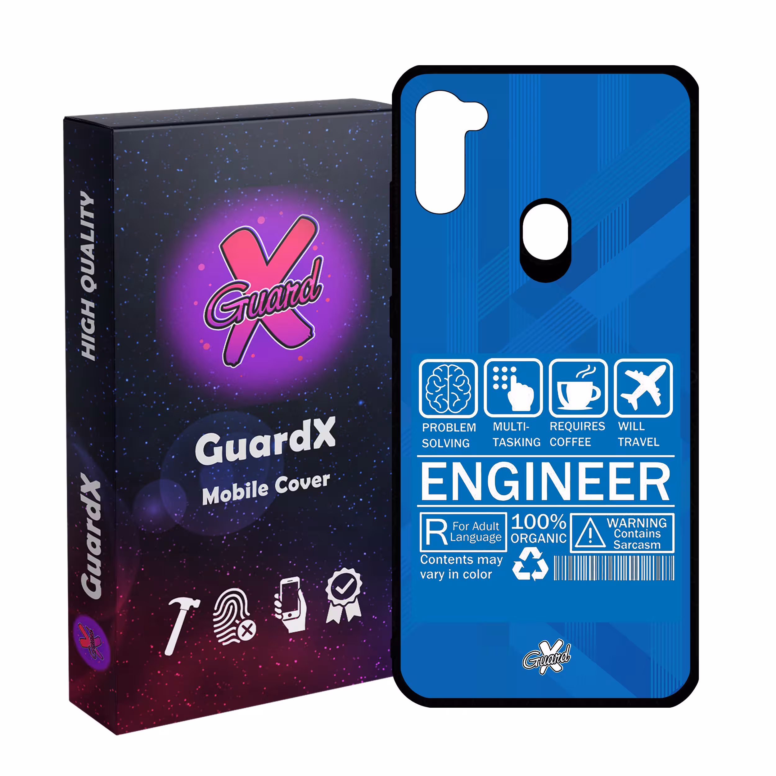 کاور گارد ایکس طرح مهندس مدل Glass10538 مناسب برای گوشی موبایل سامسونگ Galaxy A11/M11