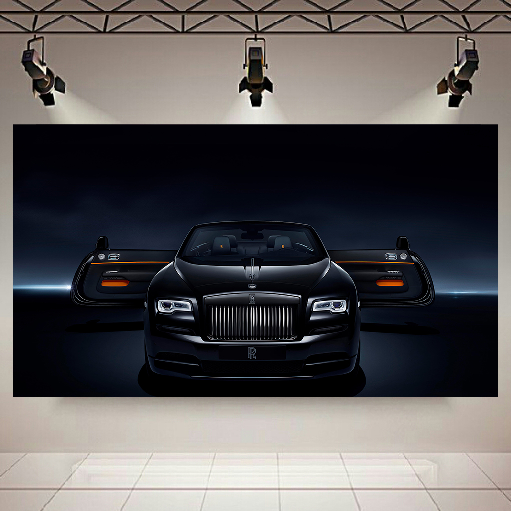 تابلو بوم مدل تابلو بوم طرح ماشین مدل رولز رویس Dawn کد AR8460