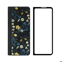 کیف کلاسوری جی کی کی مدل Fold طرح Flower 08 مناسب برای گوشی موبایل سامسونگ Galaxy Z Fold 3