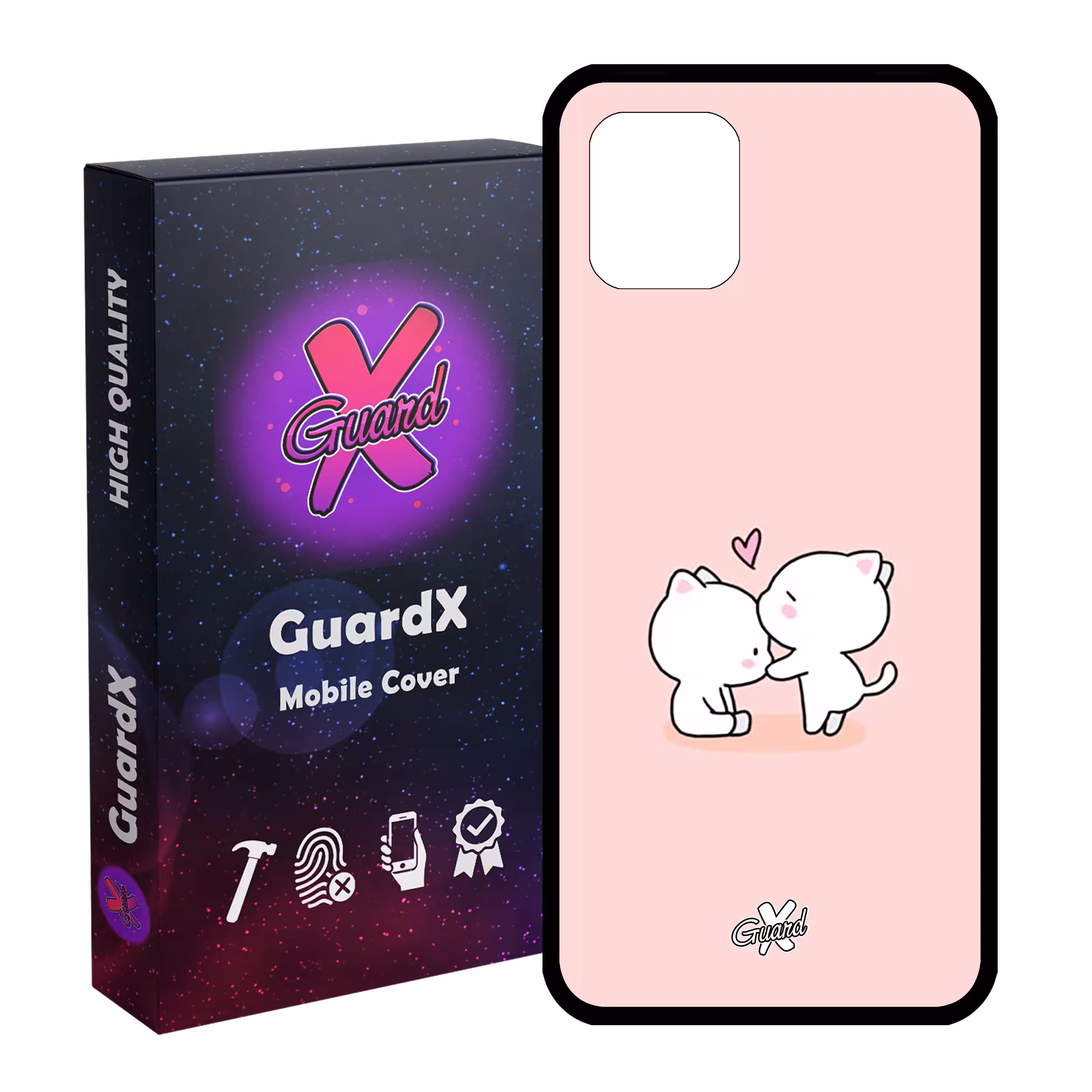 کاور گارد ایکس طرح عشق مدل Glass10373 مناسب برای گوشی موبایل سامسونگ Galaxy Note 10 Lite / A81
