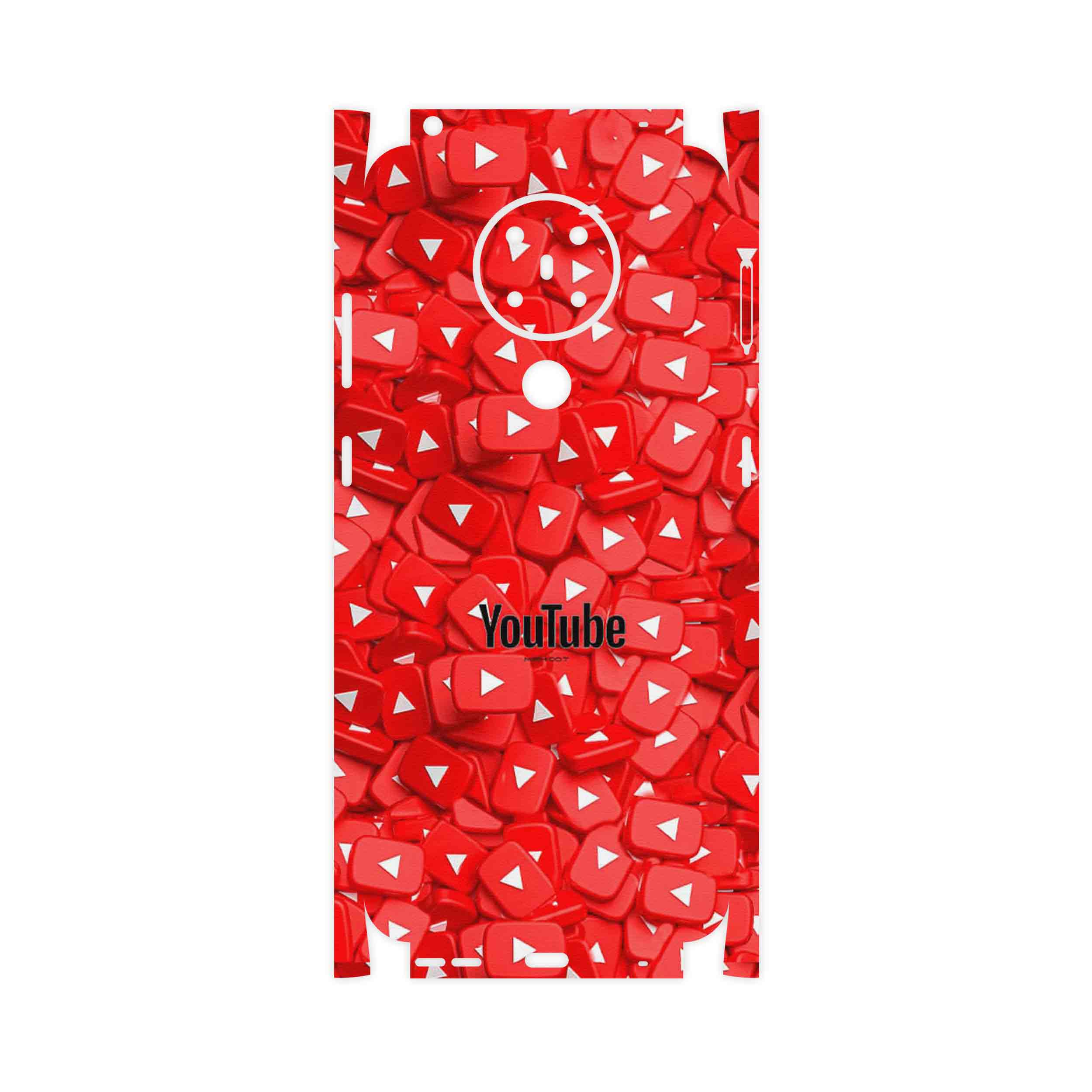 برچسب پوششی ماهوت مدل Youtube-FullSkin مناسب برای گوشی موبایل نوکیا 5.3