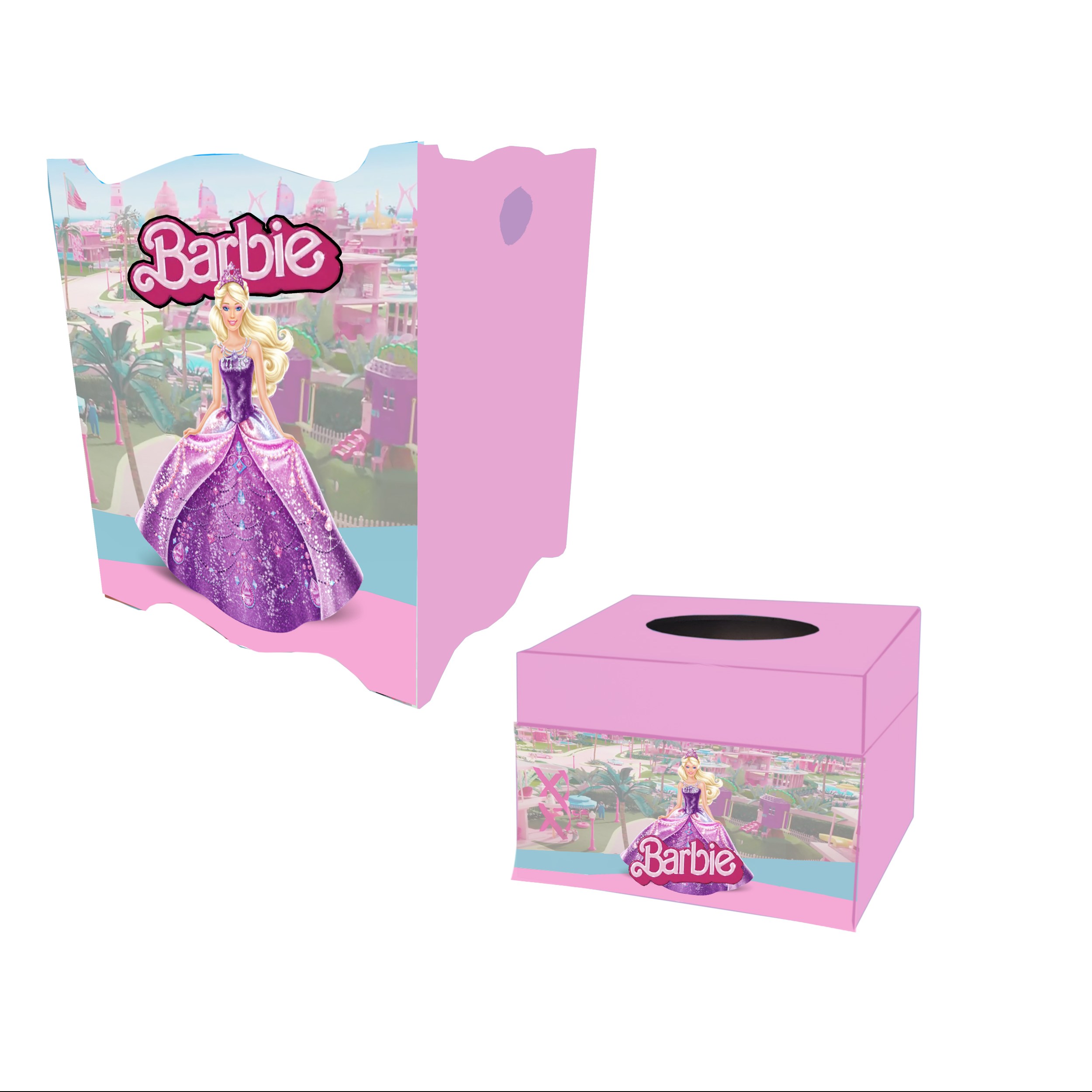 ست سطل و جادستمالی مدل باربی