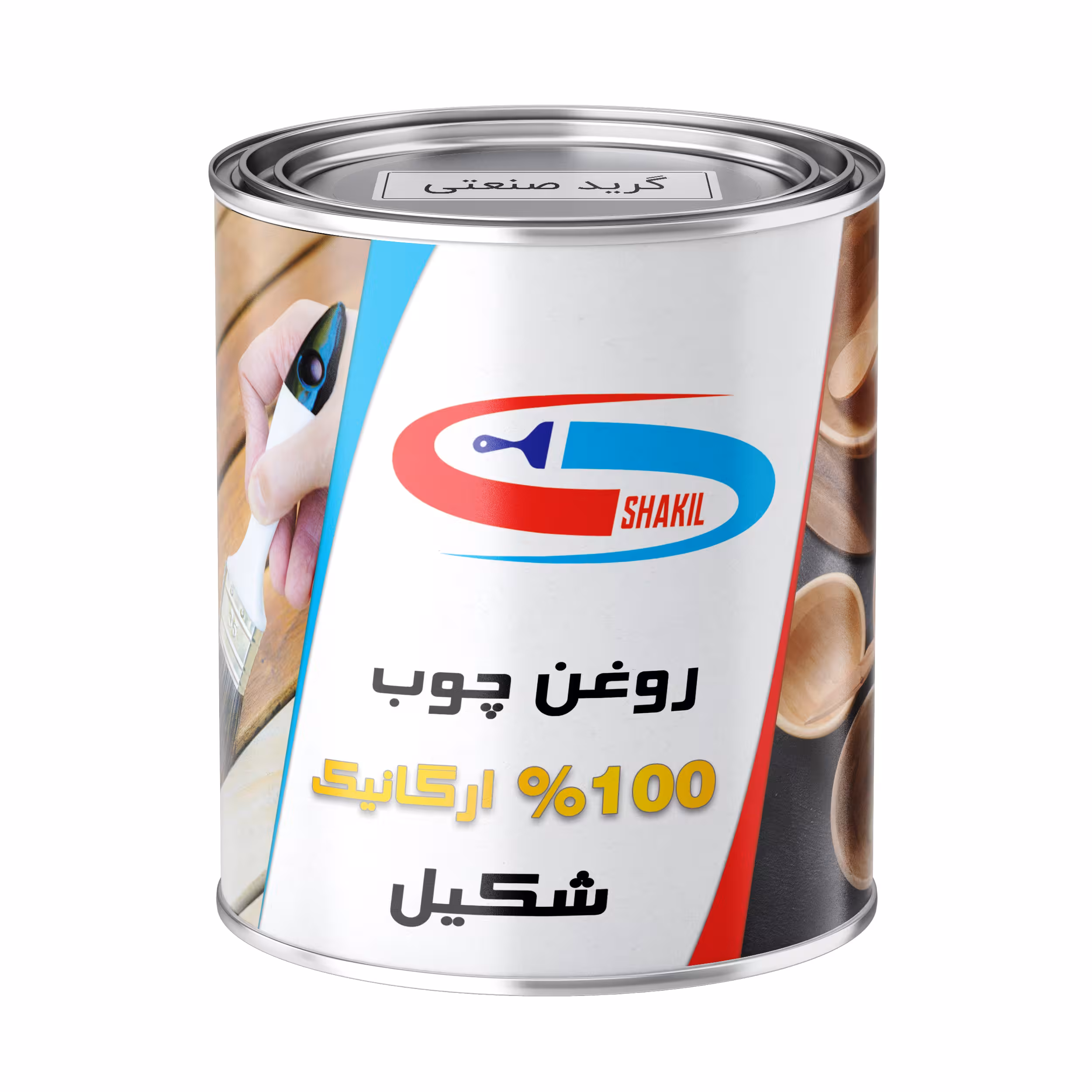 روغن چوب گیاهی گردویی شکیل مدل IG WLNT حجم 1 لیتر