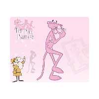 ماوس پد طرح پلنگ صورتی مدل pp4