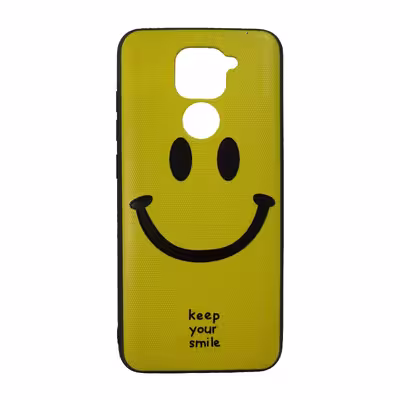 کاور طرح فیک اسمایل کد 01 مناسب برای گوشی موبایل شیائومی Redmi Note 9 