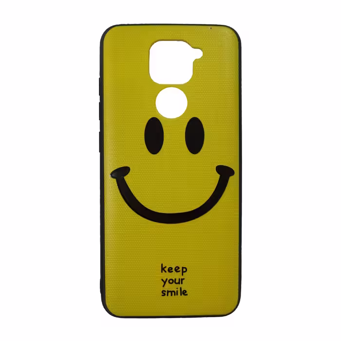 کاور طرح فیک اسمایل کد 01 مناسب برای گوشی موبایل شیائومی Redmi Note 9 