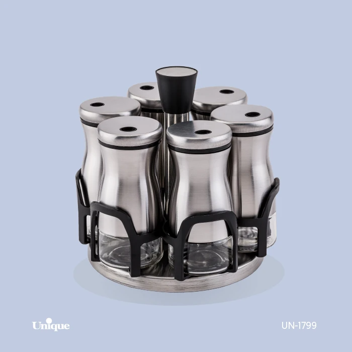 سرویس ادویه 7 پارچه گردان یونیک کد محصول: UN-1799