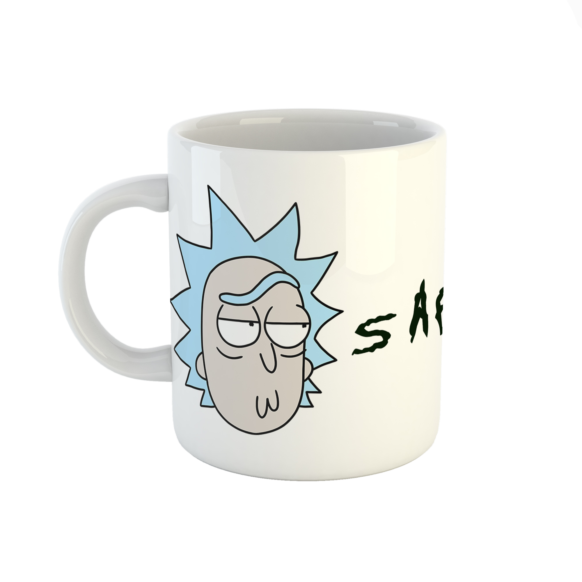 ماگ طرح اسم سعید مدل rickk and morty کد 1003