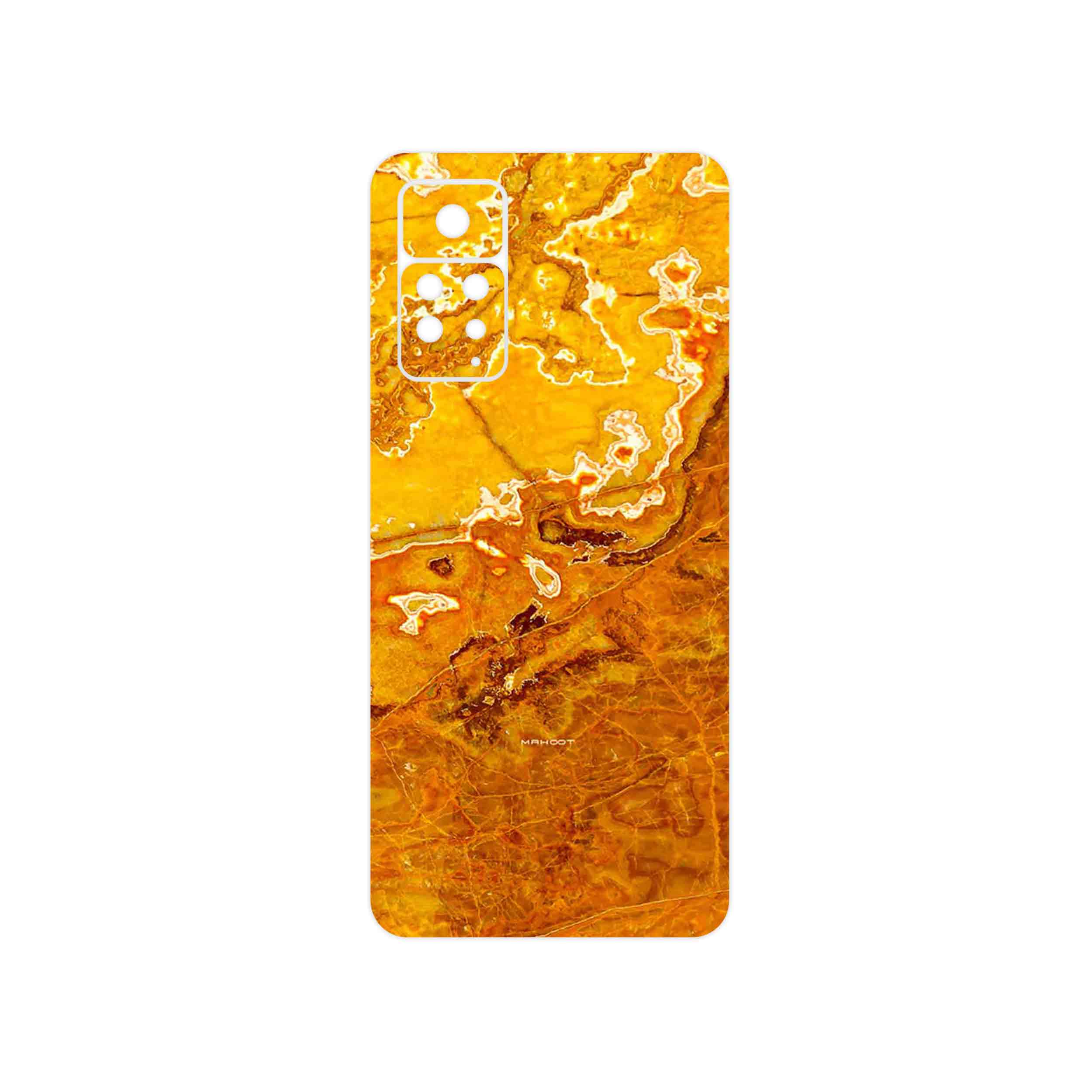 برچسب پوششی ماهوت مدل Gold Marble مناسب برای گوشی موبایل شیائومی Redmi Note 11 Pro Plus 5G (India)