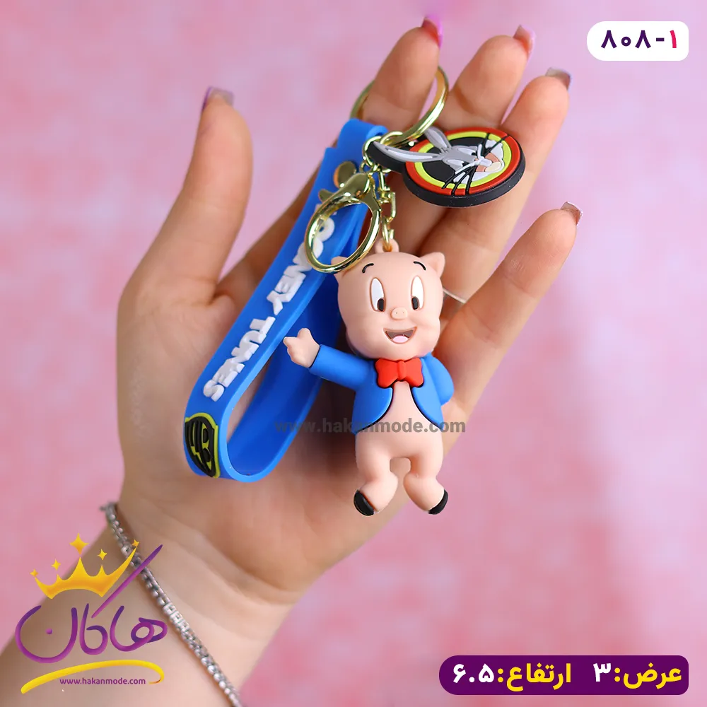 جاکلیدی سیلیکونی طرح خوک 808/1