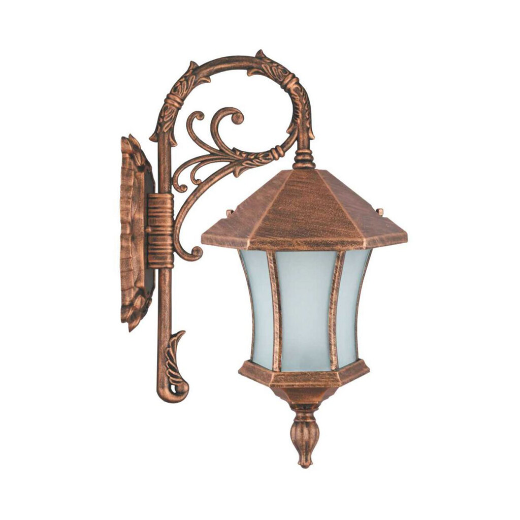 چراغ دیواری حیاطی و پارکی تکشیدفام مدل ویکتوریا کمرباریک کد 8203-15