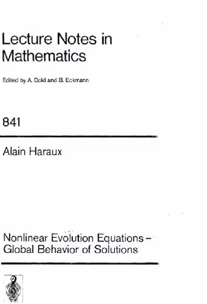 خرید و دانلود نسخه کامل کتاب Nonlinear evolution equation
