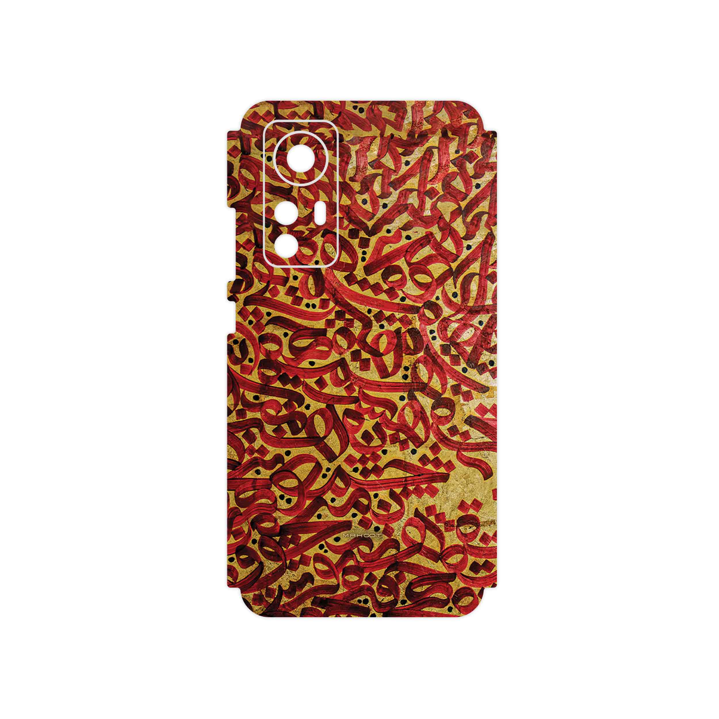 برچسب پوششی ماهوت مدل Nastaliq_6 مناسب برای گوشی موبایل شیائومی 12X