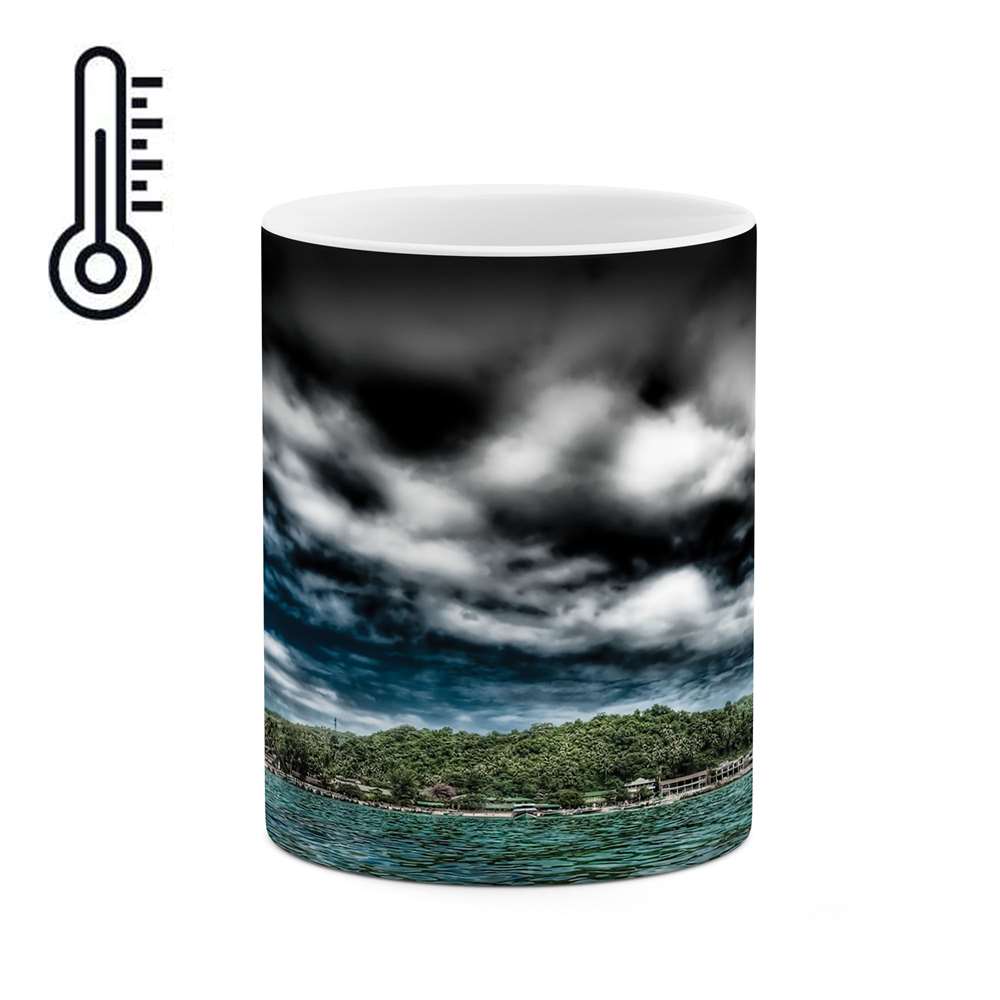 ماگ حرارتی طرح آسمان فانتزی مدل mgh02074