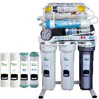 دستگاه تصفیه کننده آب آکوآ اسپرینگ مدل RO - NF3030 به همراه فیلتر مجموعه 4 عددی