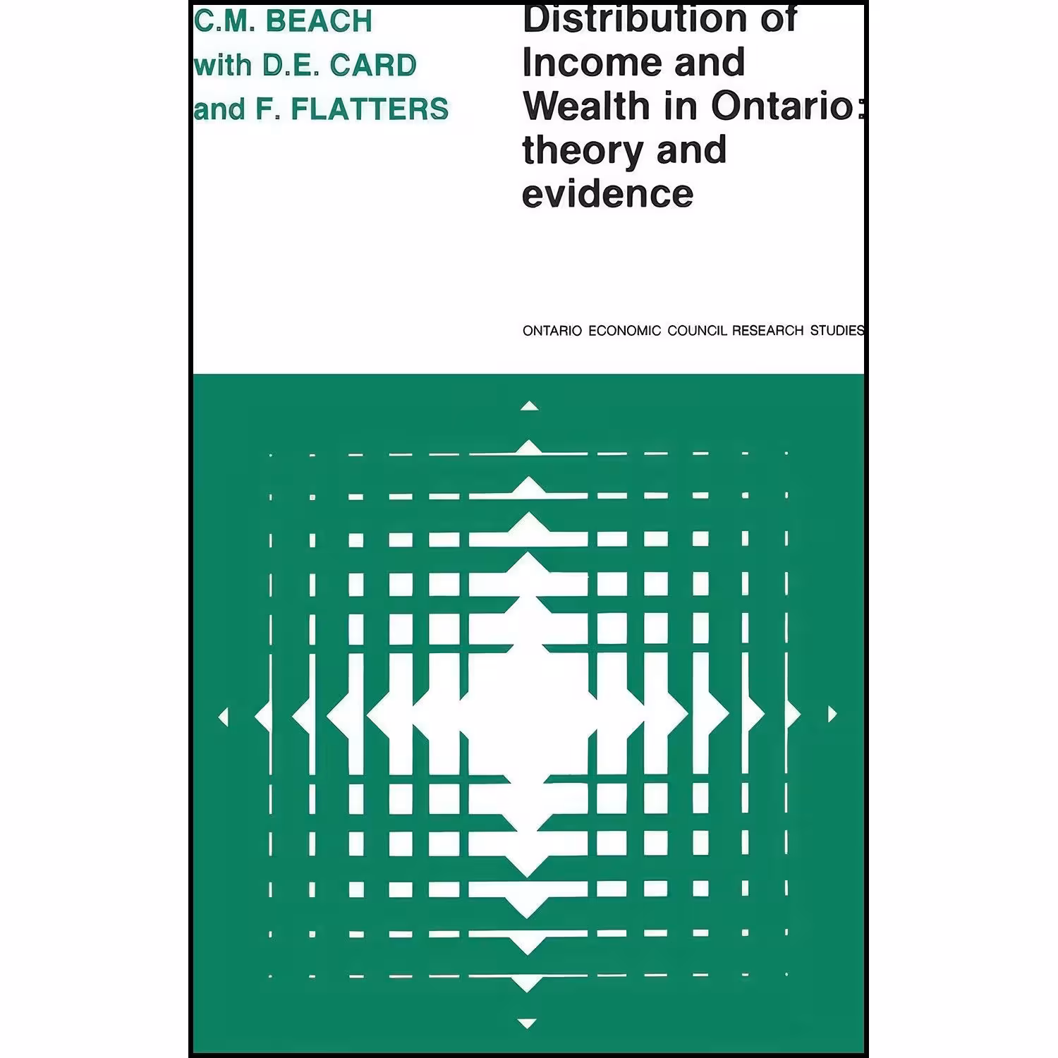 کتاب زبان اصلی Distribution of Income and Wealth in Ontario