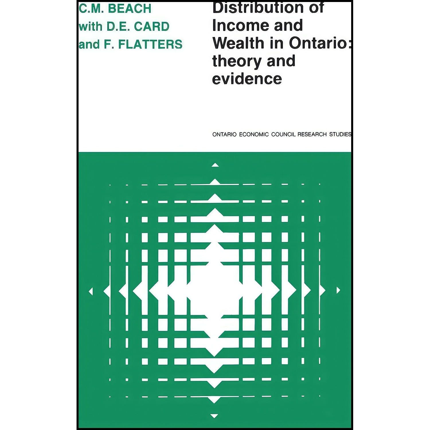 کتاب زبان اصلی Distribution of Income and Wealth in Ontario