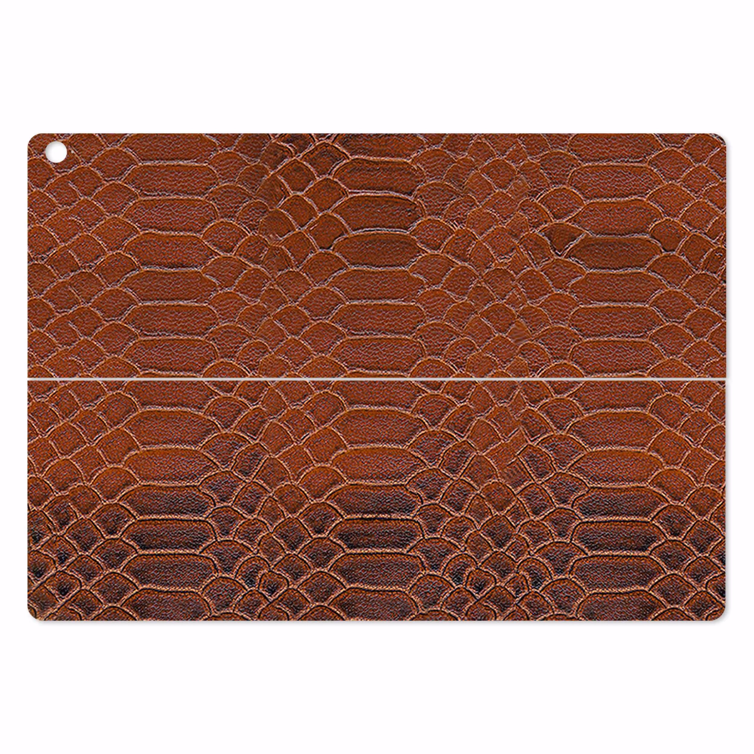 برچسب پوششی ماهوت مدل Brown-Snake-Leather مناسب برای تبلت ایسوس Transformer 3 Pro 2016