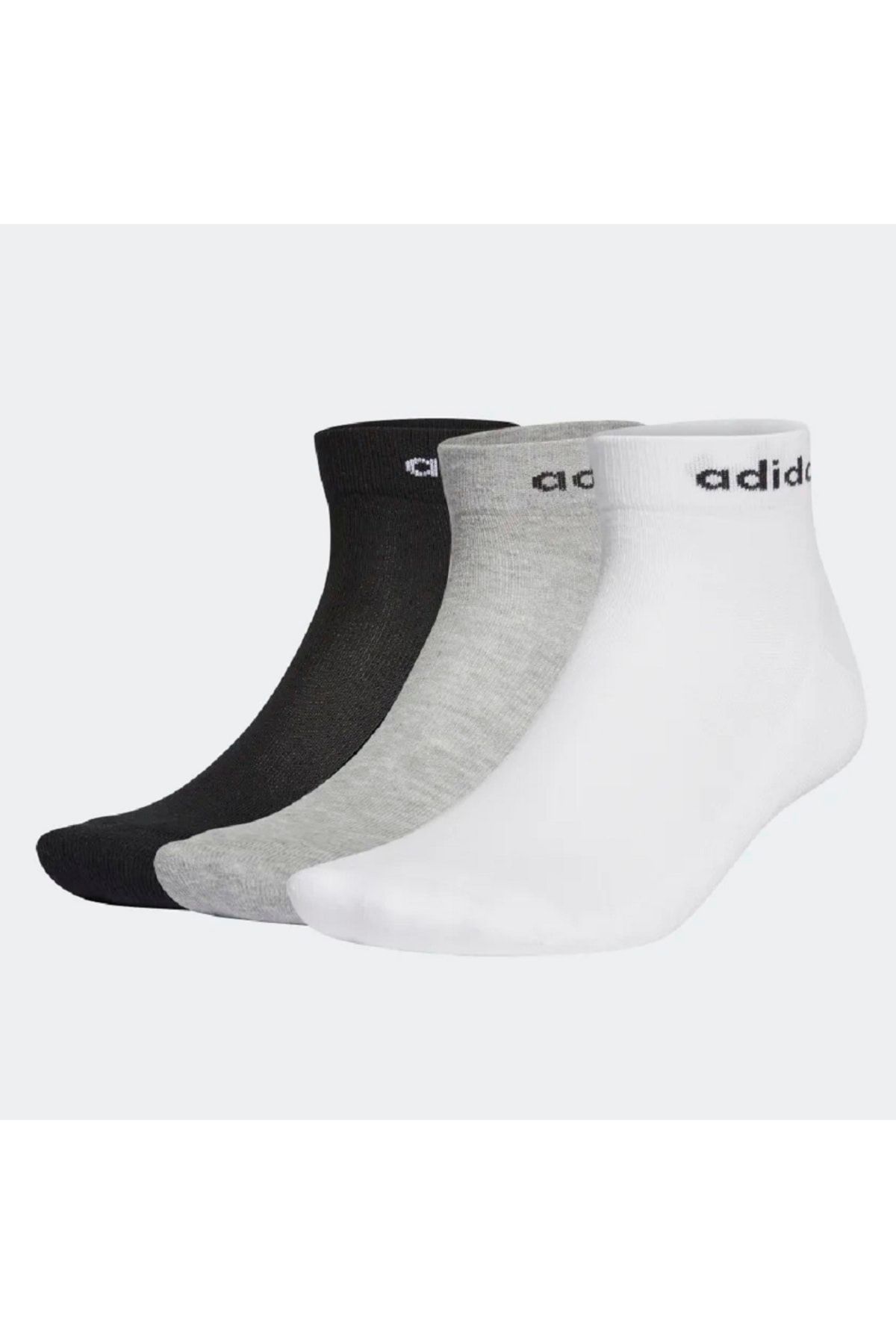 جوراب ورزشی قهوه‌ای مردانه و زنانه HC 3PP سیاه سفید خاکستری adidas