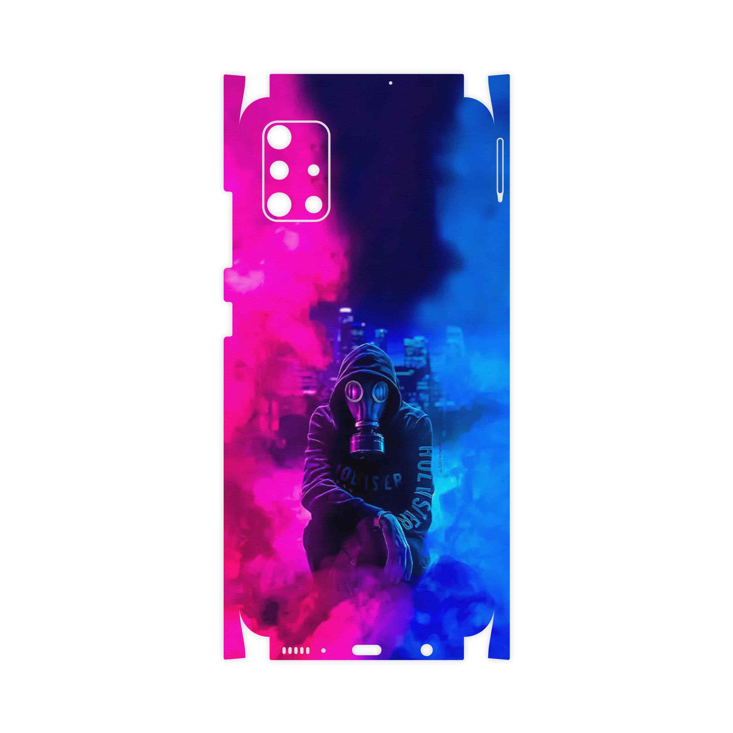 برچسب پوششی ماهوت مدل Smoke Rainbow Digital Art 2-FullSkin مناسب برای گوشی موبایل سامسونگ Galaxy A51