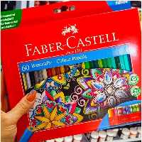 مدادرنگی 60 رنگ فابرکاستل سری کلاسیک جعبه مقوایی