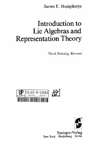 خرید و دانلود نسخه کامل کتاب Introduction to Lie algebras and representation theory