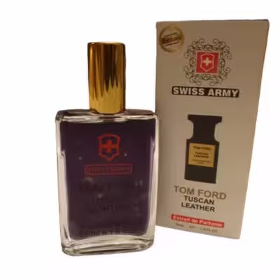 ادو پرفیوم مردانه سوئیس آرمی مدل TUSCAN LEATHER حجم 55 میلی لیتر