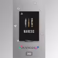 اسکین برچسب PS5 طرح Narcos