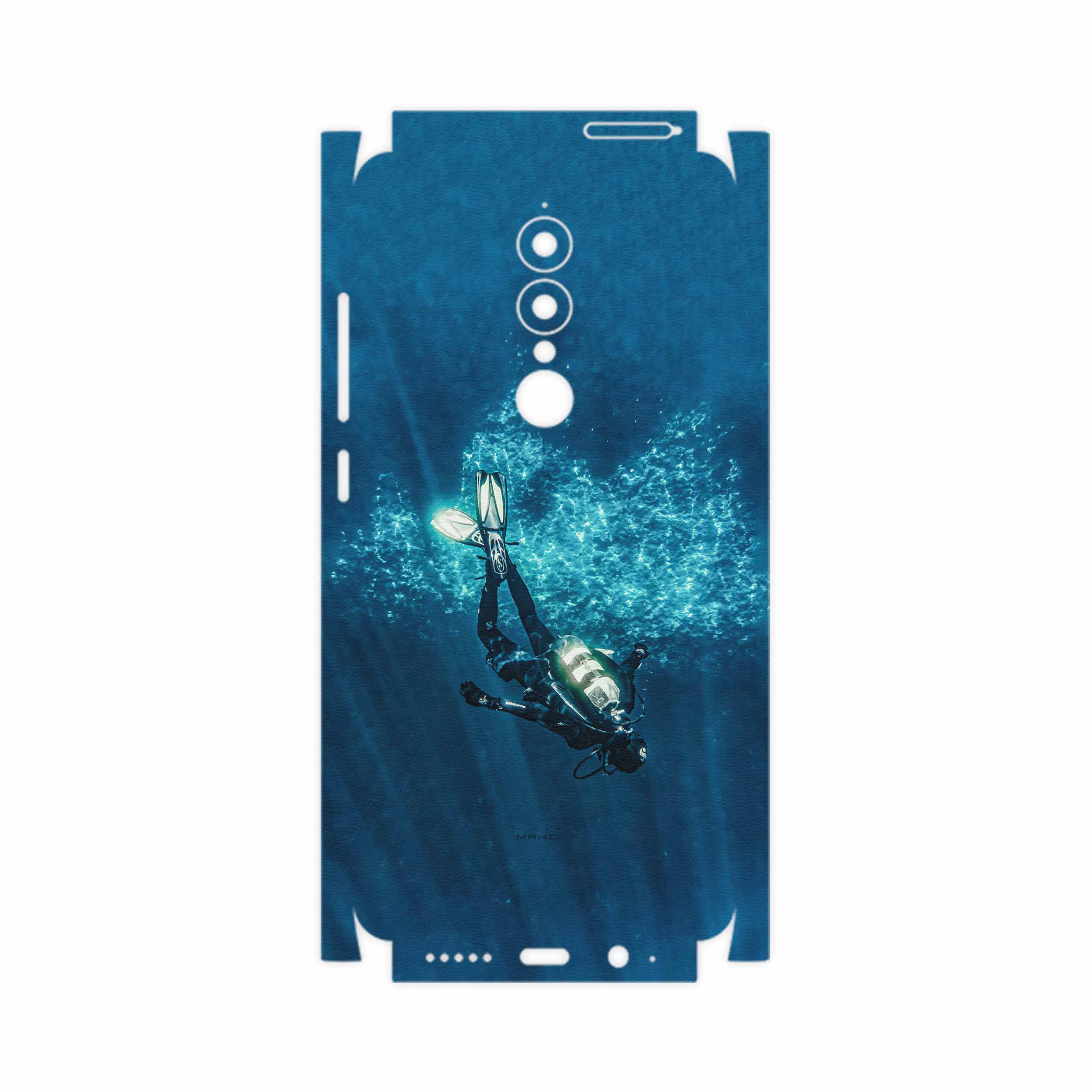 برچسب پوششی ماهوت مدل Scuba Diving-FullSkin مناسب برای گوشی موبایل یومی A1 Pro