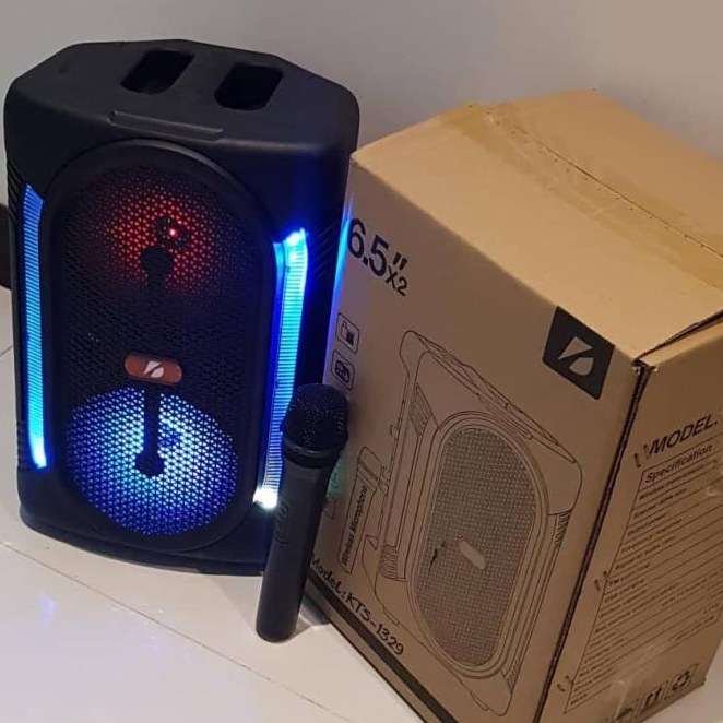 اسپیکر بلوتوث شارژی قابل حمل مدل  kts-1329