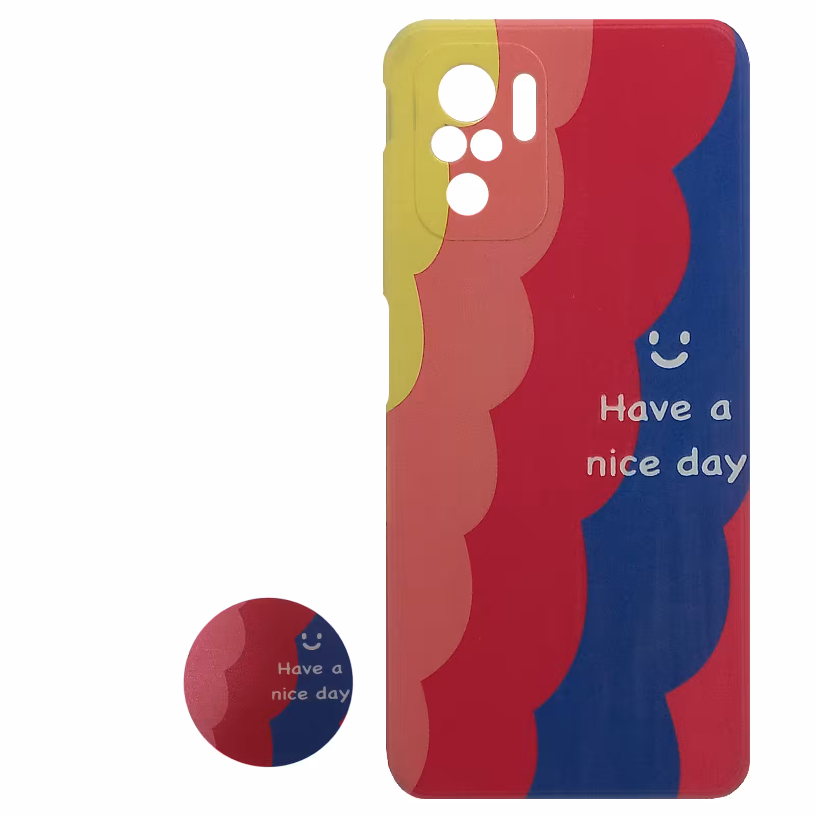 کاور مدل B1019 مناسب برای گوشی موبایل شیائومی Redmi Note 10 / Note 10 4G / Note 10s به همراه پایه نگهدارنده