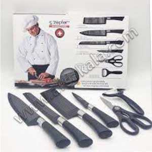 سرویس چاقو آشپزخانه 6 پارچه زپتر Zepter