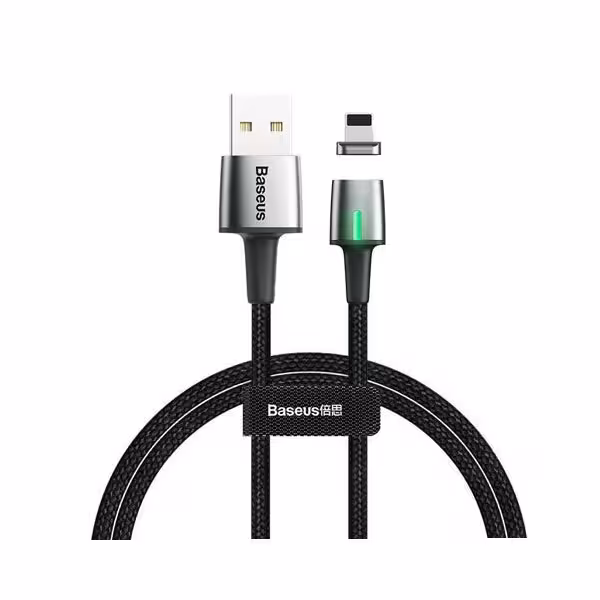 کابل تبدیل مغناطیسی USB به لایتنینگ باسئوس مدل CALXC_A05 طول 2 متر