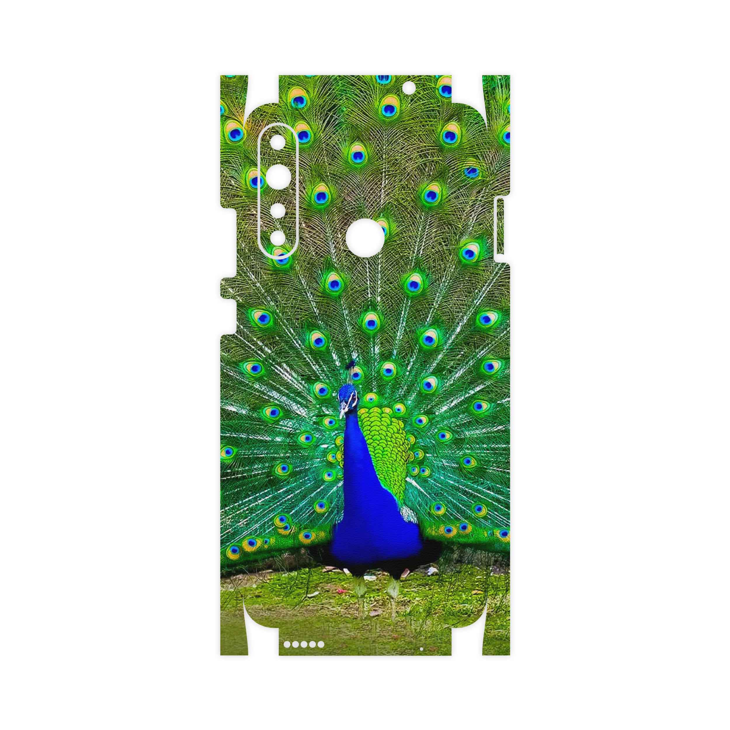 برچسب پوششی ماهوت مدل Peacock-FullSkin مناسب برای گوشی موبایل جی پلاس P10