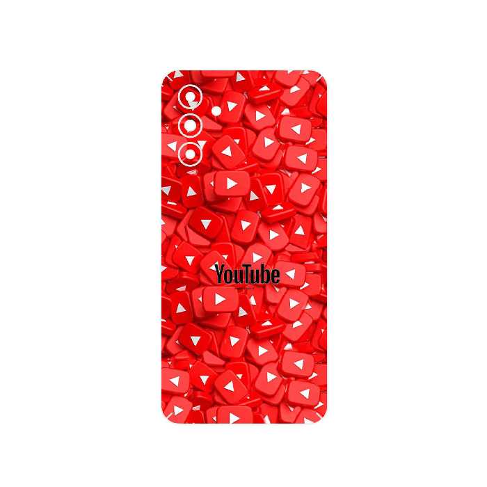 برچسب پوششی ماهوت مدل Youtube مناسب برای گوشی موبایل سامسونگ Galaxy A04s