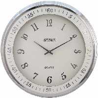 ساعت دیواری آرتمیس کد 2037 Silver White نقره ای سفید