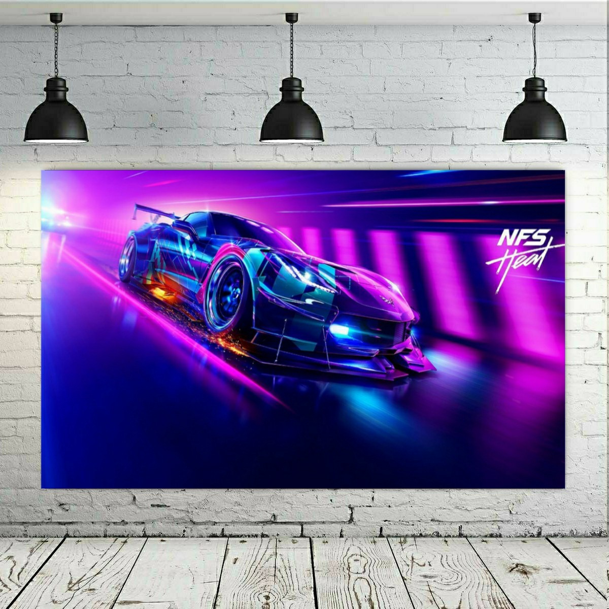 تابلو بوم طرح ماشین Need fors peed game مدل SDB4818