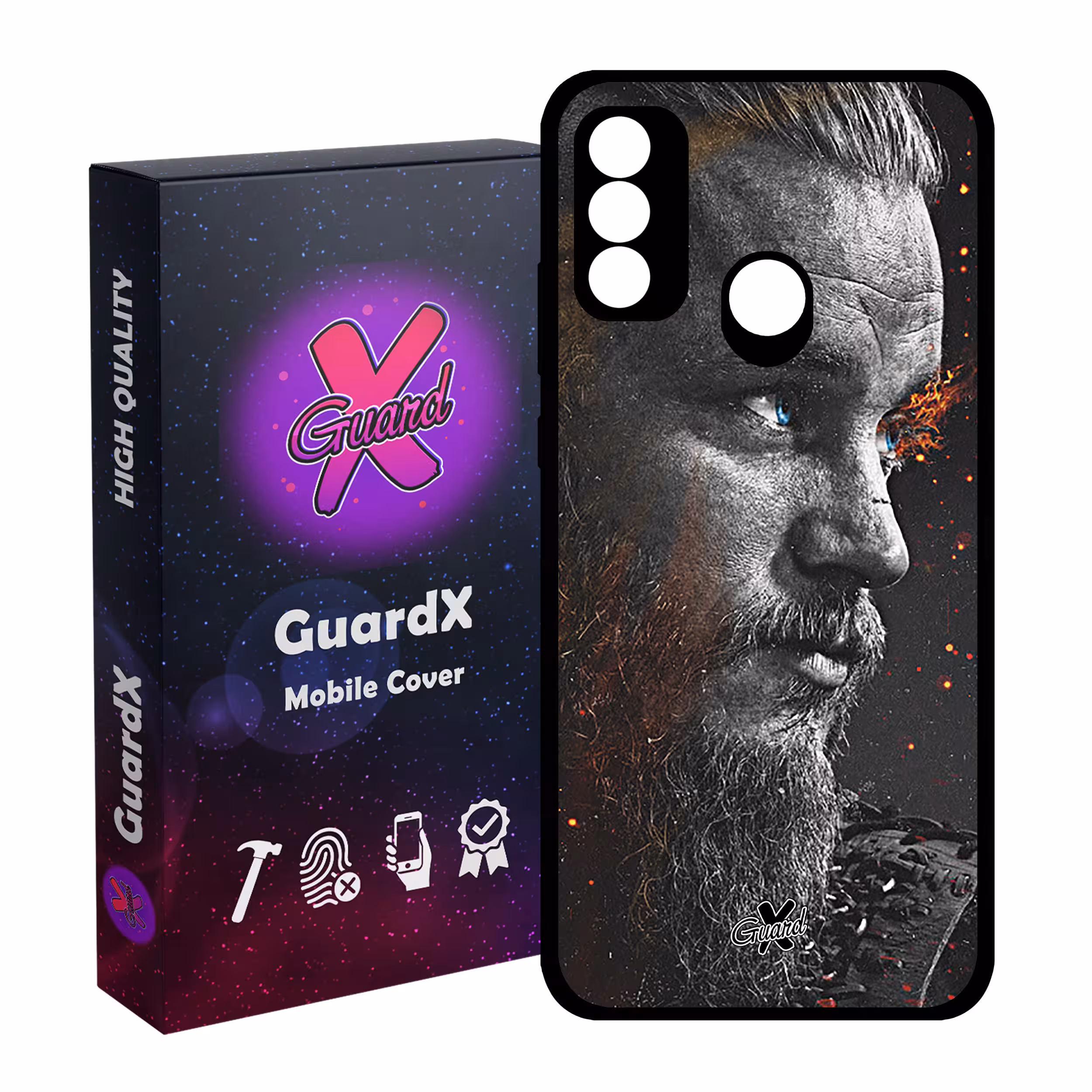 کاور گارد ایکس طرح Ragnar مدل Glass10204 مناسب برای گوشی موبایل هوآوی P Smart 2020