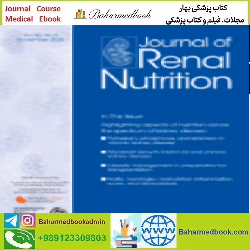 Journal of Renal Nutrition Volume 30 Issue 1 to 6 2020 TRUE P