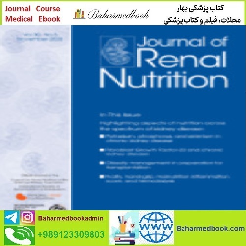 Journal of Renal Nutrition Volume 30 Issue 1 to 6 2020 TRUE P