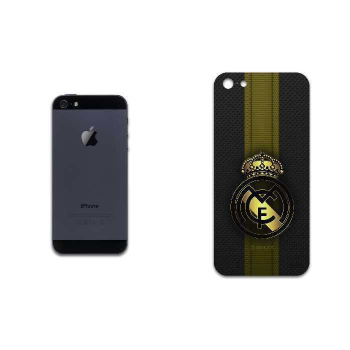 برچسب پوششی ماهوت مدل Real-Madrid-2 مناسب برای گوشی موبایل اپل iPhone 5