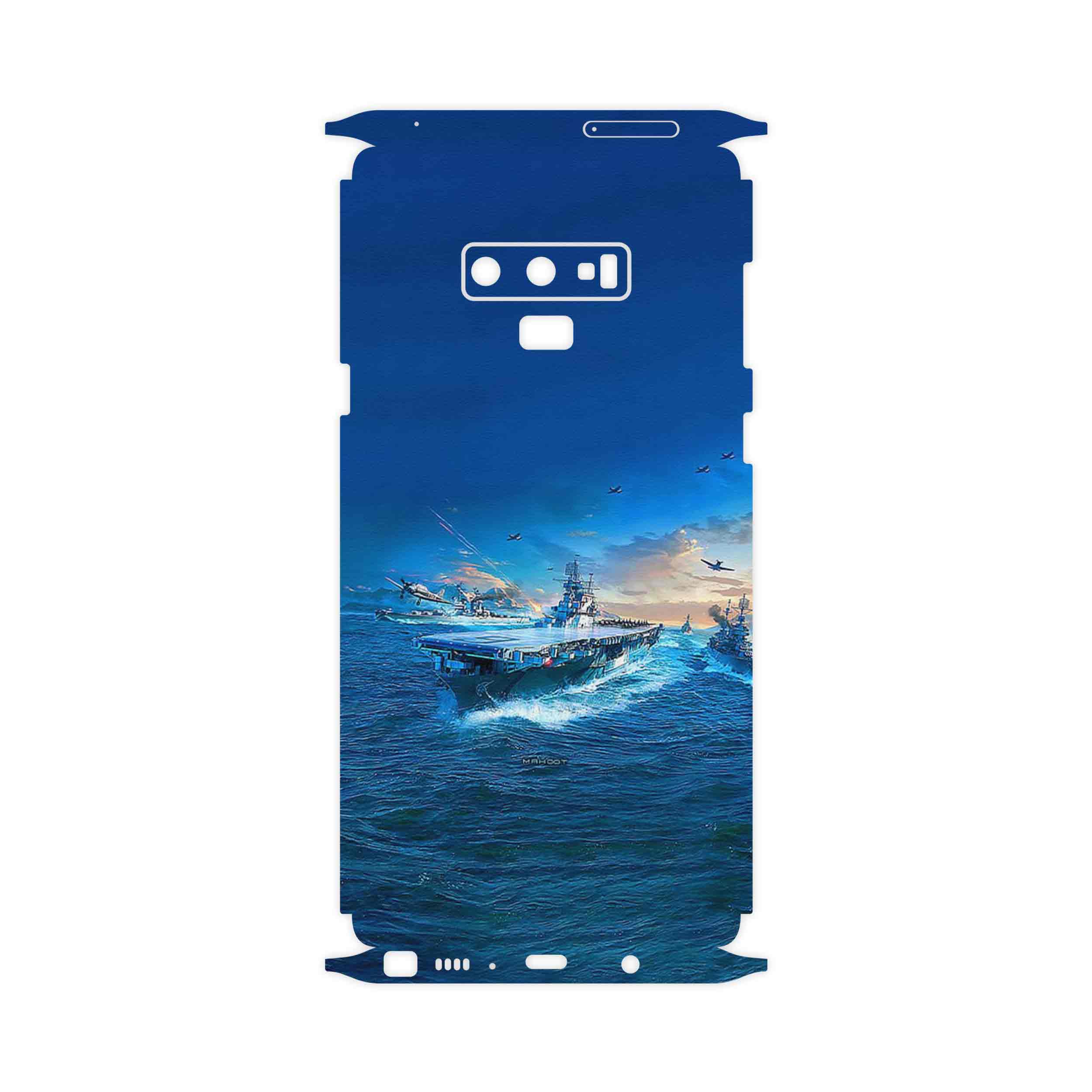 برچسب پوششی ماهوت مدل Warship-FullSkin مناسب برای گوشی موبایل سامسونگ Galaxy Note 9