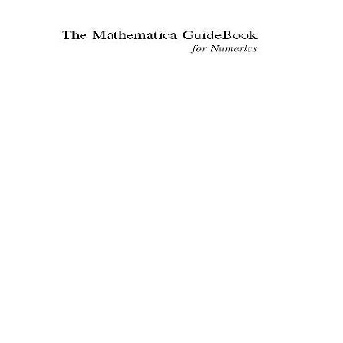 خرید و دانلود نسخه کامل کتاب The Mathematica GuideBook for Numerics