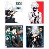  آویز تزیینی طرح انیمه مدل Tokyo Ghoul2 مجموعه 4 عددی
