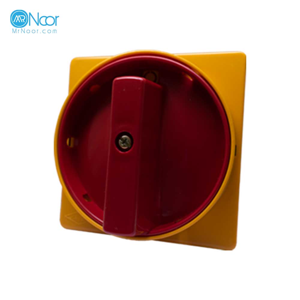 صفحه و دستگیره قفل شو کلید گردان 100 آمپر بزرگ کاوه - مستر نور