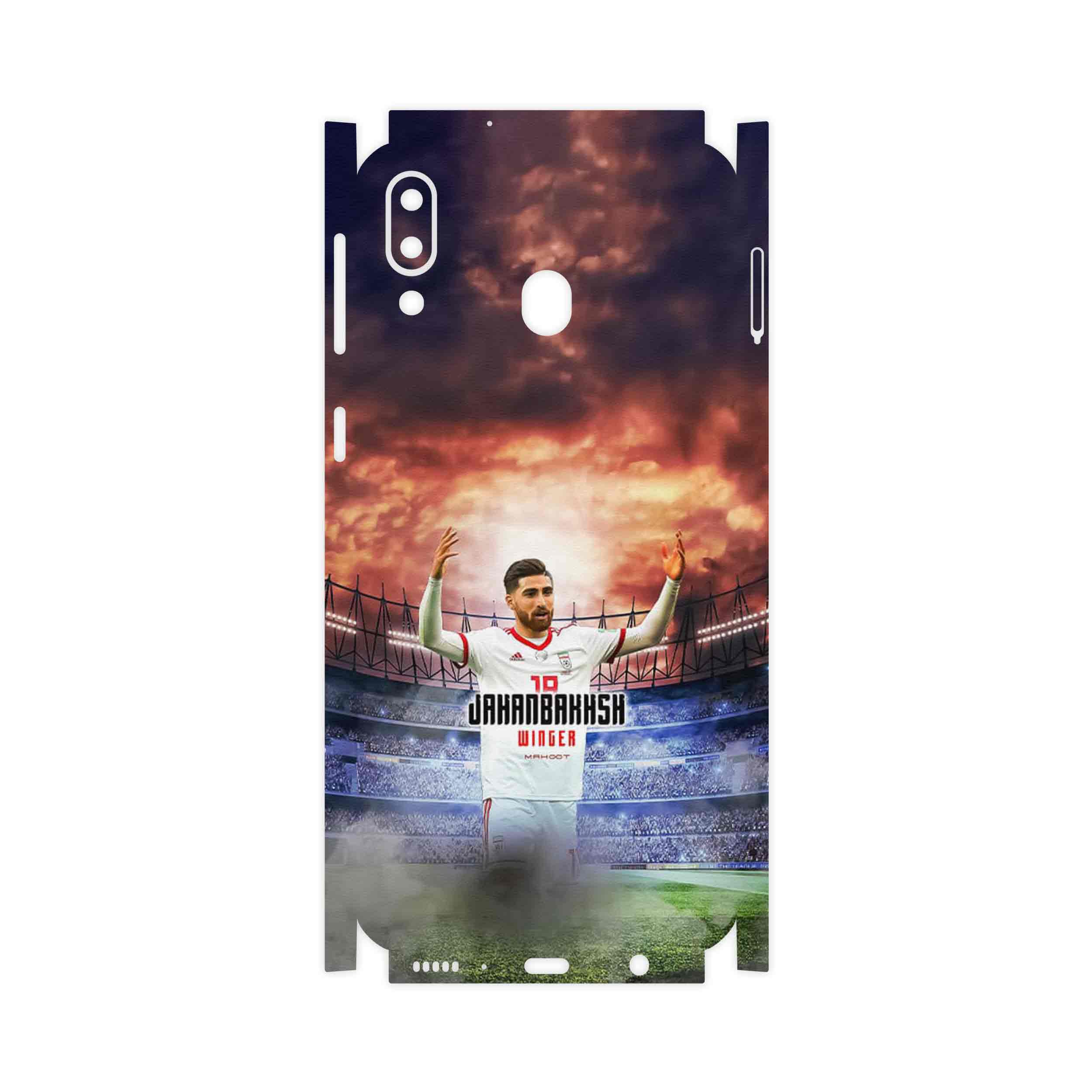 برچسب پوششی ماهوت مدل Alireza Jahanbakhsh-FullSkin مناسب برای گوشی موبایل سامسونگ Galaxy M20