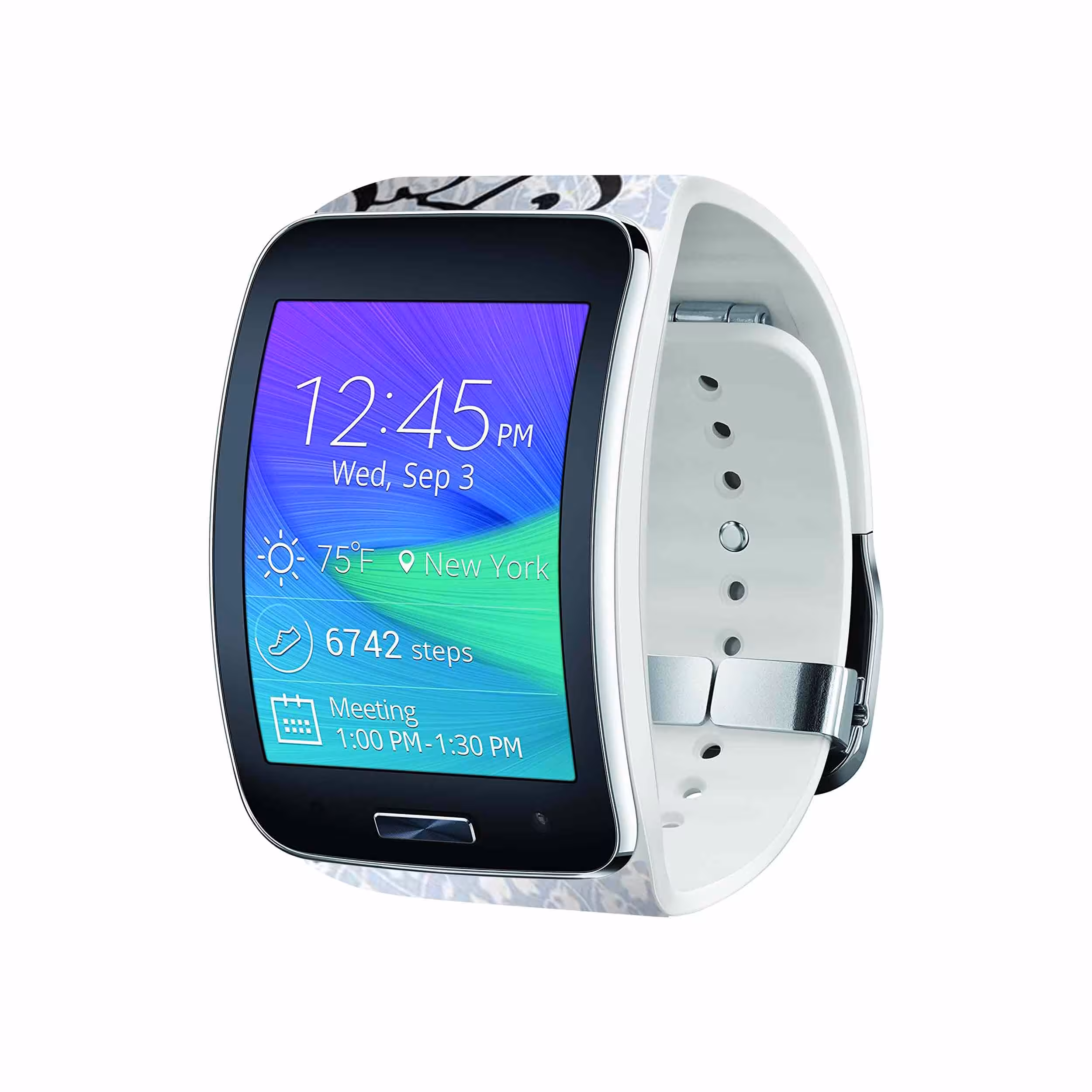 برچسب ماهوت طرح Nastaliq_4 مناسب برای ساعت هوشمند سامسونگ Galaxy Gear S