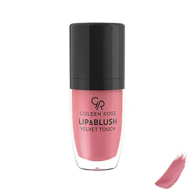 رژلب و رژگونه گلدن رز مدل Velvet Touch شماره 03