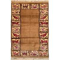 فرش دستبافت یک متری طرح کف ساده کد AA496